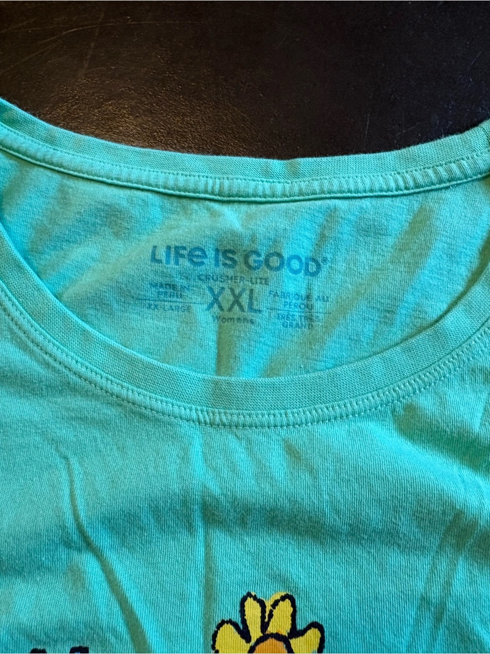 Life Is Good Mint Green 'Grow Good Thoughts' Peplum Tee - Picture 2 of 2
